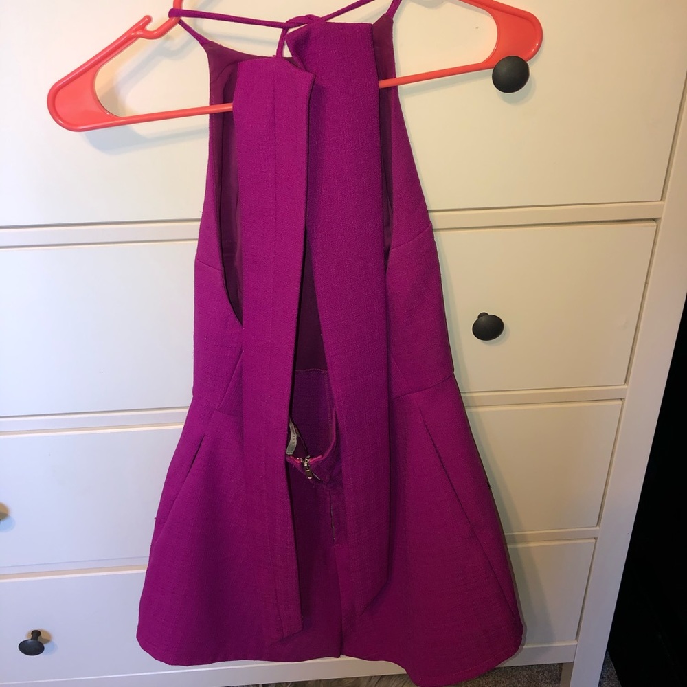 Fuchsia romper - Picture 2 of 3